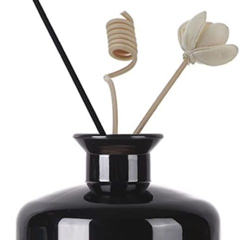 1PC 200ml/6.7oz Empty Glass Diffuser Bottles Aromatherapy Jars Containers Storage Bottle Vase Desktop Fragrance Bottle Ornament Accessories for Placing Essential Oil